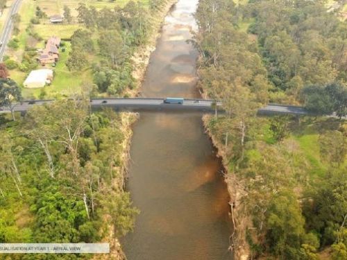 Artist impression of Grose River Bridge