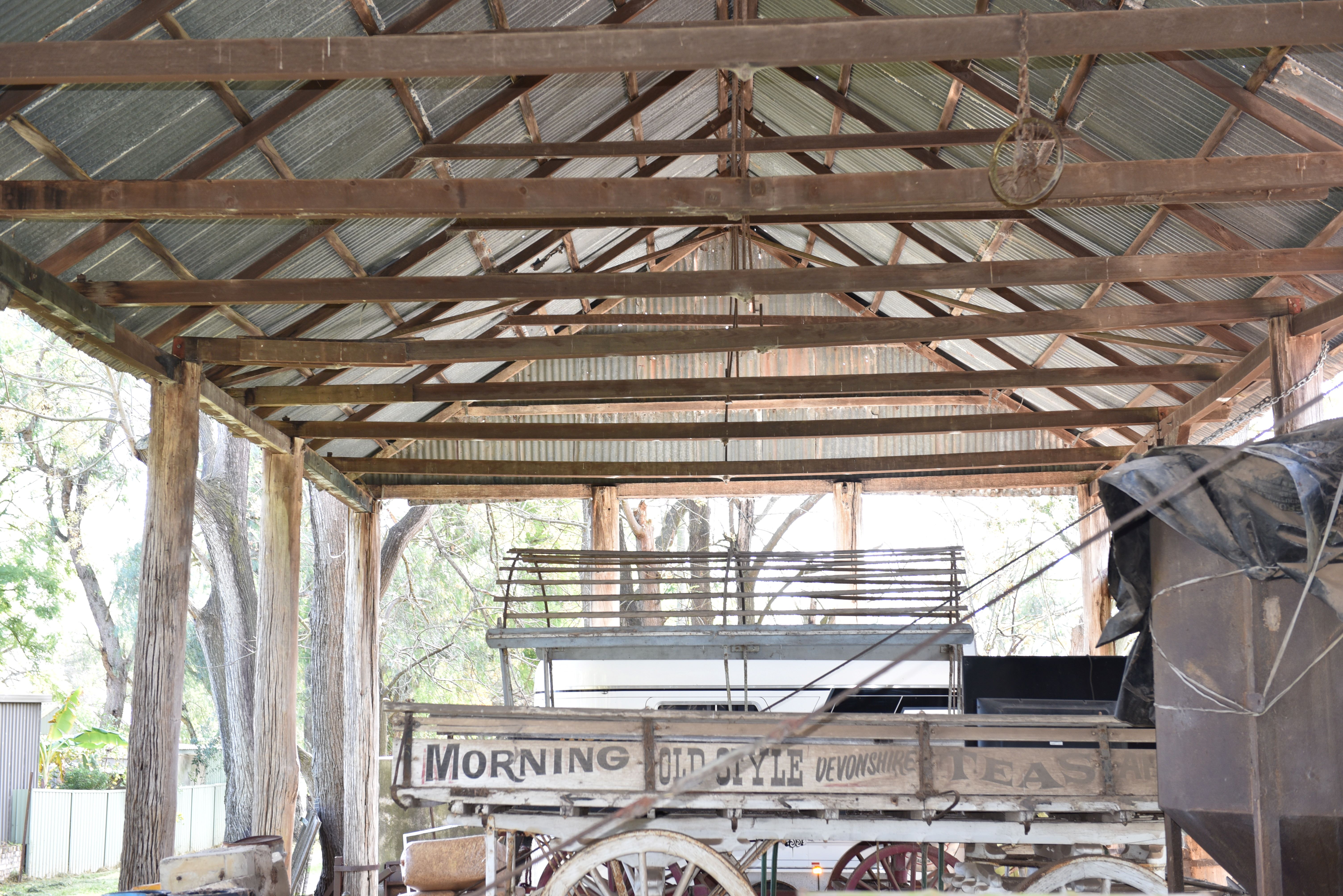 Interior of a heritage barn