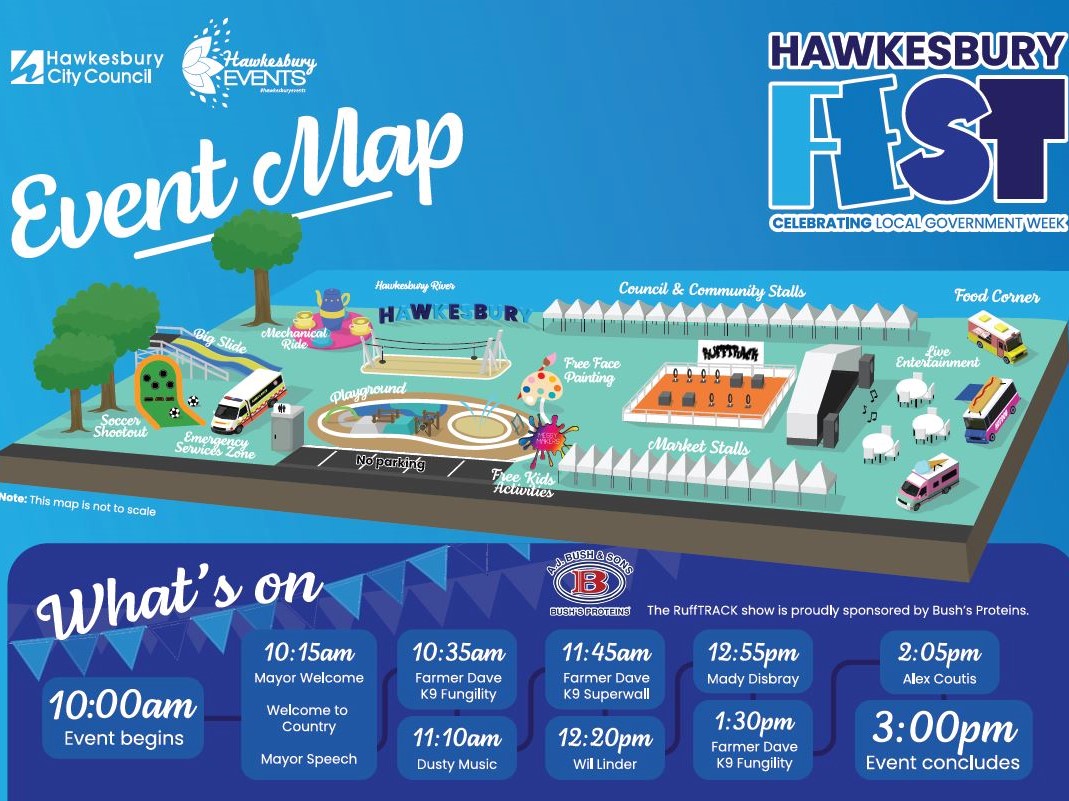 Hawkesbury Fest event map 2023 4x3 web