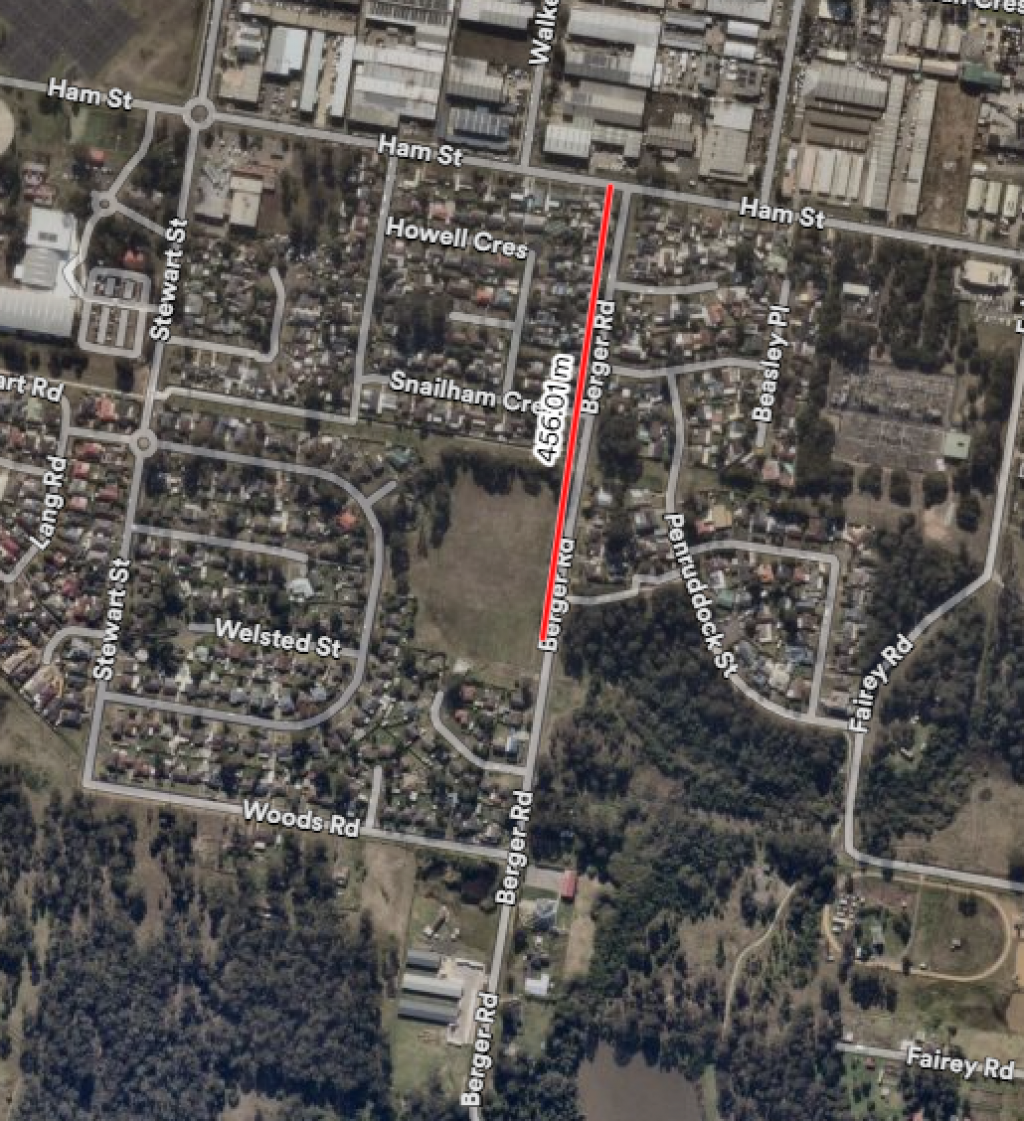 Road Improvement Program - Berger Road, South Windsor