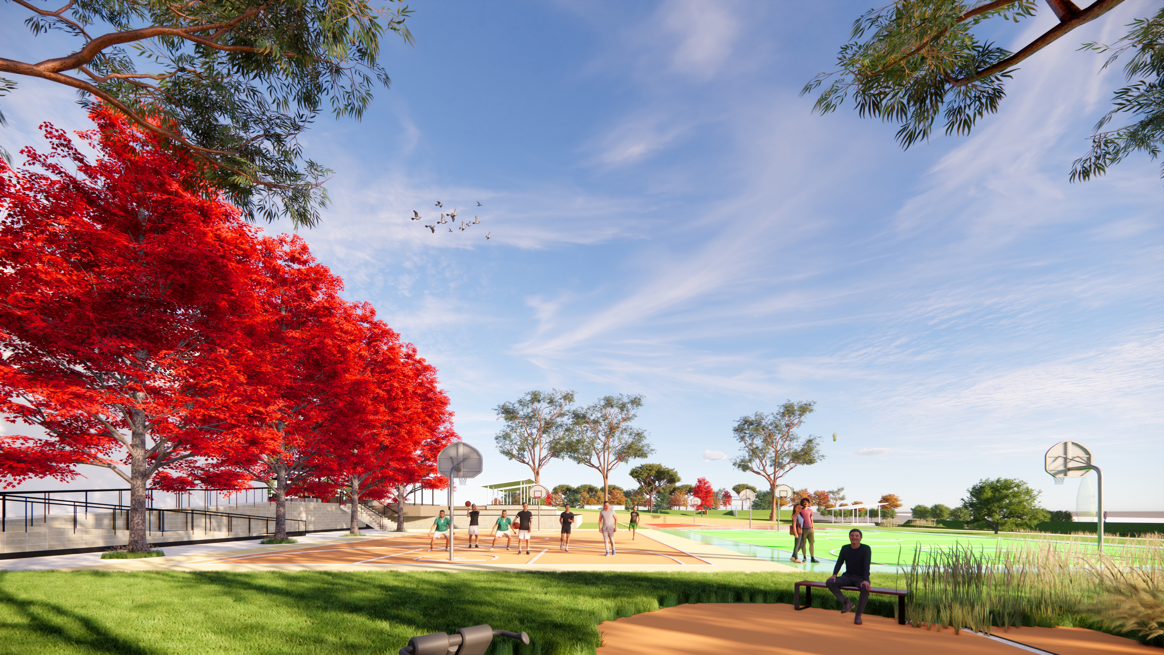 Artist Impression of Fernadell Park Renders